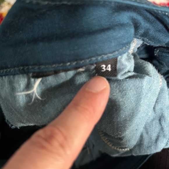 7 For All Mankind Men's Slim Jeans - Dark Blue - Picture 2 of 3